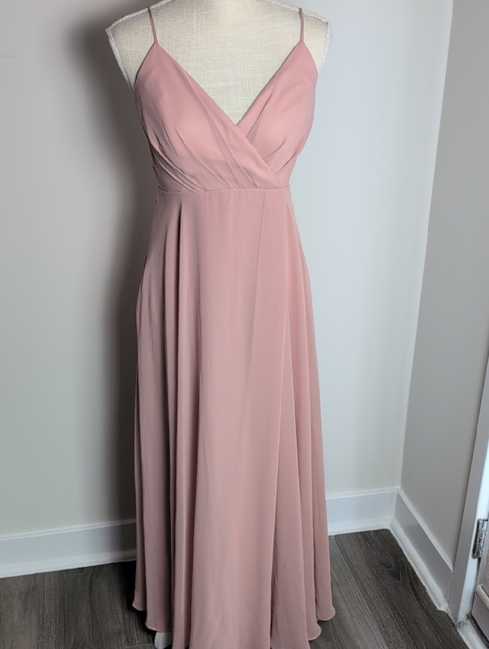 Birdy Grey Dusty Rose Spaghetti Strap Maxi Dress
